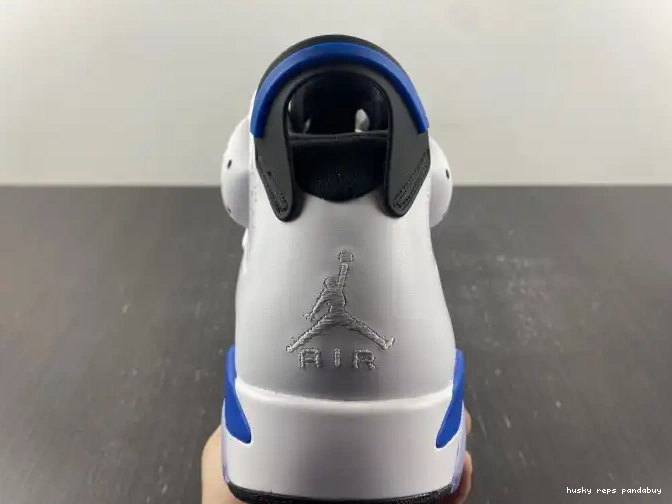 Cheap Husky Jordan Sport (2014) Air 6 Blue Retro 384664-107 0409